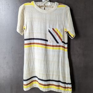 EUC XS Anthropologie ace & jig 100% cotton mini t-shirt dress